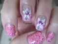 Unhas Decoradas Passo a Passo Flor de Lis 